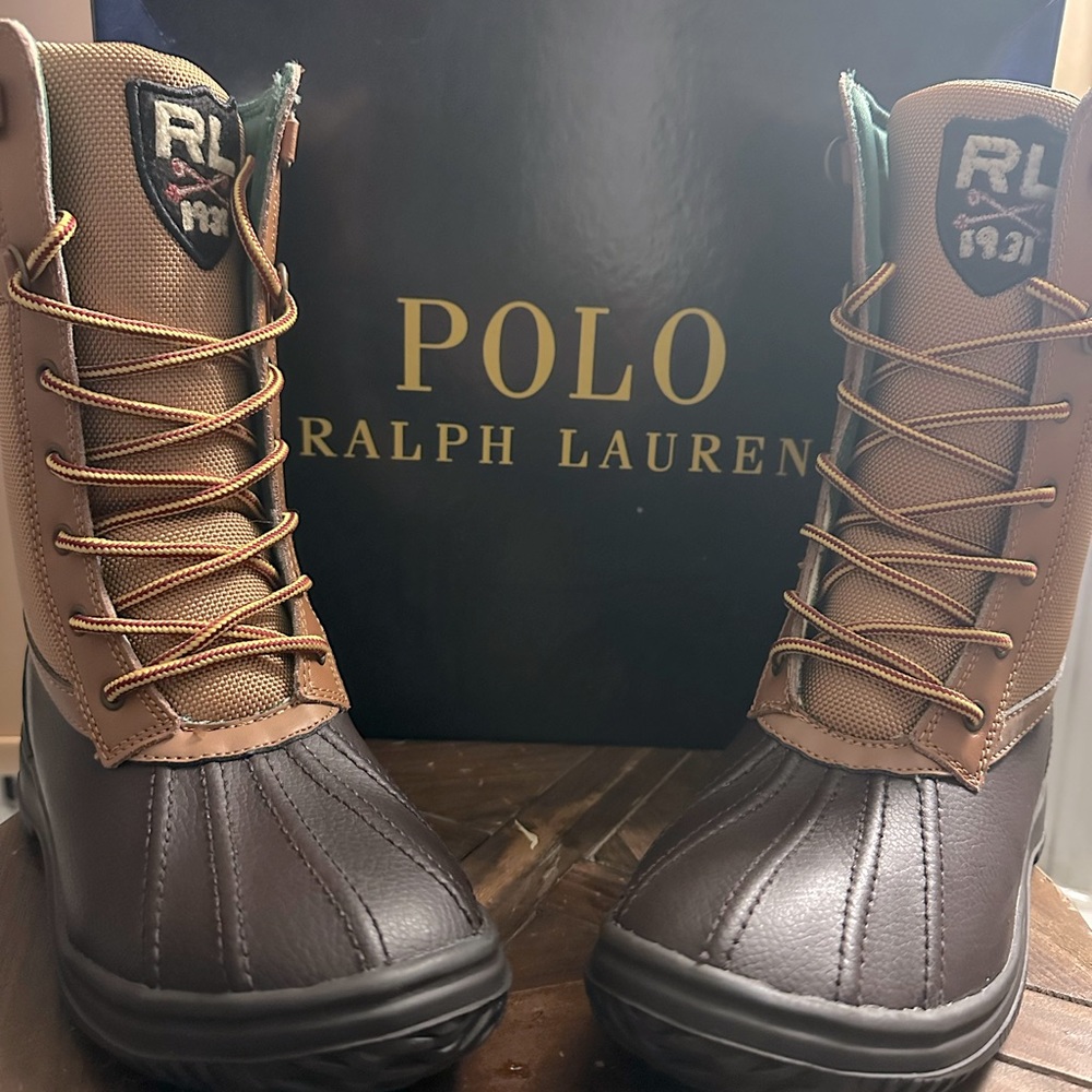 BRAND NEW, UNWORN Polo Ralph Lauren Toranto Winter Boots- Big Kid Size 5.5